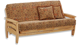 Wooden Loveseatt futon